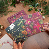 Deep Winter Floral Christmas Card Pack - Whistlefish