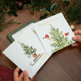 Golden Trees Christmas Card Pack - Whistlefish
