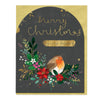 Z041 - Dark Florals Christmas Arch Card