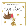 Z104 - Robin Sending Festive Wishes Christmas Card