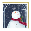 Z106 - Snowflake And Snowman Christmas Card