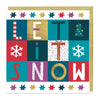 Z121 - Let It Snow Christmas Card