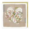 Z134 - Christmas Berries Heart Card