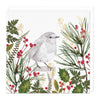 Z135 - Christmas Berries Robin Card