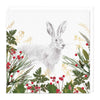 Z137 - Christmas Berries Hare Card