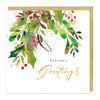 Z152 - Mistletoe & Seasons Greeting Christmas Card