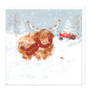 Z194 - Wrap Up Warm, Highland Cow Christmas Card