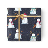 ZWP02 - Gazing Snowman Christmas Wrapping Paper