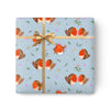 ZWP23 - Jolly Robins Christmas Wrapping Paper