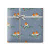 ZWP45 - Blue Robins Christmas Wrapping Paper