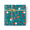 ZWP50 - Merry And Bright Christmas Wrapping Paper