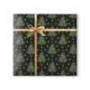 ZWP52 - Dark Christmas Tree Wrapping Paper