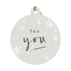 ZWT014 - Snow Flakes For You Christmas Gift Tags (Pack of 6)
