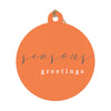 ZWT017 - Red Season's Greetings Christmas Gift Tags (Pack of 6)