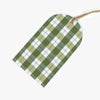 ZWT29 - Scandi Gingham Christmas Gift Tag (6 Pack)