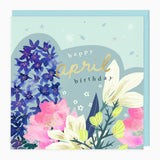 Bright Summer April Birthday Card - Whistlefish