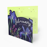 Bright Summer February Birthday Card - Whistlefish