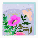 Bright Summer Friend Floral Birthday Card - Whistlefish