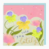 Bright Summer Floral Card - Whistlefish