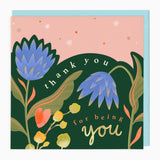 Bright Summer Floral Thank You Card - Whistlefish