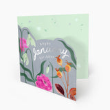 Bright Summer January Birthday Card - Whistlefish