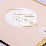 Elegance Birthday Wishes Luxury Card - Whistlefish