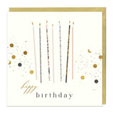 Elegant Candles Birthday Luxury Card - Whistlefish