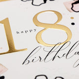 Floral 18th Birthday Luxury Card - Whistlefish