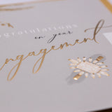 Golden Wishes Engagement Luxury Card - Whistlefish