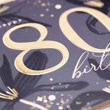 Opulence 80th Birthday Luxury Card - Whistlefish