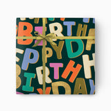 Wrapping Paper-GWP144 - Party Letters Wrapping Paper-Whistlefish