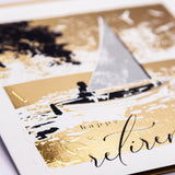 Sailing Into Retirement Luxury Card - Whistlefish