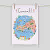 CR01TT - Cornwall Map Tea Towel