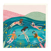 Outdoor Swimming Art Card