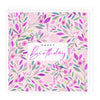 Floral Pinks Birthday Card