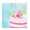 Gorgeous Floral Cake Birthday Card
