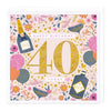 Bright and Beautiful 40 Today Birthday Card