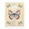 D627 - Golden Butterflies Birthday Card