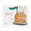 Hooray Burger Birthday Card