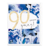 90 Years Young Birthday Card