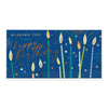 Candles on Blue Birthday Card