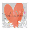 D860 - Hearts and Flowers Anniversary Card