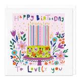 E051 - To Lovely you Happy Birthday Card