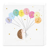 E094 - Birthday Balloons Hedgehog Card