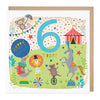 E140 - Children's Sixth Birthday Animals Card