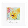 E195 - Love You Mum Watercolour Flower Card