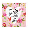 E226 - Mum Simply Best Floral Heart Card
