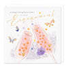 E311 - Bubbly Butterflies Engagement Card