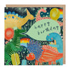 E426 - Glow Dinosaur Birthday card