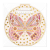 E471 - Butterfly Round Birthday Card